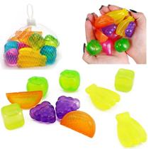 Cubo de gelo ecologico frutas colors com 10 pecas na rede