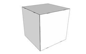 Cubo de Papelão 30 cm - Kit c/ 5 peças - Poli Display