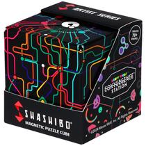 Cubo de quebra-cabeça Shashibo Meow Wolf com 36 ímãs de terras raras Cubo de quebra-cabeça Shashibo Meow Wolf com 36 ímãs de terras raras
