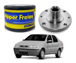 Cubo de roda dianteiro hipper fiat siena 1.0 1.3 2001 a 2004