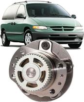 Cubo de Roda Traseiro com Rolamento Grand Caravan Aro 14 e 4 Furos de 1996 a 2000 Cubo de Roda Traseiro com Rolamento Grand Caravan Aro 14 e 4 Furos de 1996 a 2000