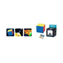 Cubo De Velocidade Magnético 7x7 Meilong V2 Profissional Stickerless Magic Puzzle Fidget Toy