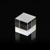 Cubo de vidro óptico 50mm Beamsplitters Prisma Semi-reflexivo e Semi-Transmissivo Divisor Prisma