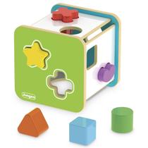 Cubo didático formas geométricas - junges - 851