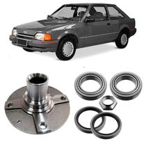 Cubo e Rolamentos de roda dianteira Ford Escort de 1986 até 1993