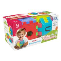 Cubo Educativo + Bola Quadrada Tutty Toys Ref 111 Cubo Educativo + Bola Quadrada Tutty Toys Ref 111