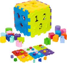 Cubo Educativo Didático - Brinquedo para Bebês - Mercotoys