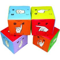 Cubo Educativo - Libras - 4 Cubos