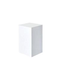Cubo Expositor Para Vitrine Tablado De Loja Comércio 30x20x20cm Branco Cubo Expositor Para Vitrine Tablado De Loja Comércio 30x20x20cm Branco