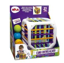 Cubo Infantil Entrelaçado Didático Colorido 1171-Elka Cubo Infantil Entrelaçado Didático Colorido 1171-Elka