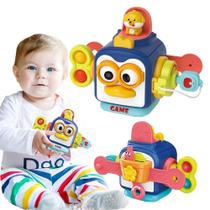Cubo Interativo Brinquedo Educativo Infantil para Bebê Criança Montessori Sensorial de Seis Lados - VDQ