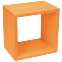 Cubo Madeira Tramontina - Prateleira Estante - Amarelo Tramontina
