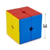 Cubo Mágico 2x2 5,5cm PRO Color - Tudo em Caixa