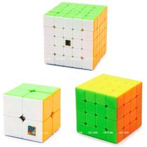 Cubo Mágico 2x2x2 + 4x4x4 + 5x5x5 Moyu Meilong (3 cubos)