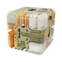 Cubo Mágico 3D Transparente Quebra-Cabeça Labirinto Brinquedo Educacional De 6 Lados Para Crianças