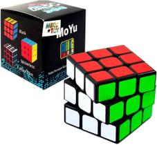 Cubo magico 3x3 qualidade premium colorido moyu