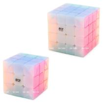 Cubo Mágico 3x3x3 + 4x4x4 Qiyi Jelly (2 cubos)