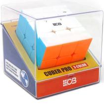 Cubo mágico 3x3x3 cuber pro colorido - CUBER BRASIL PRO