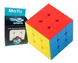 Cubo Mágico 3x3x3 Moyu Meilong Colorido V2 Profissional