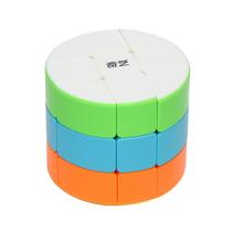 Cubo Magico 3x3x3 Profissional Cilíndrico Qiyi Cor Da Estrutura Stickerless Cubo Magico 3x3x3 Profissional Cilíndrico Qiyi Cor Da Estrutura Stickerless