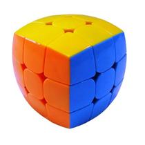 Cubo Mágico 3x3x3 Profissional Stickerles Arredondado Rápido