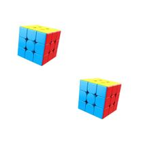 Cubo Mágico Anti-stress 3x3x3 Interativo Profissional Speed Gold Edition MODELO:2 PÇS Cubo Mágico Anti-stress 3x3x3 Interativo Profissional Speed Gold Edition MODELO:2 PÇS