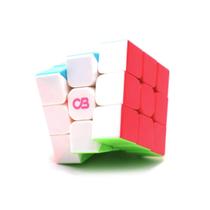 Cubo Mágico Cuber Pro 3x3 Color Cuber Brasil Lubrificado
