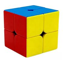 Cubo Mágico Cúbico Do 2x2 Peças Meilong 2x2 - Colorido dois por dois