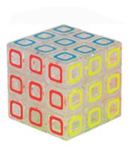 Cubo Mágico Cubotec Anti-stress Puzzle Transparente