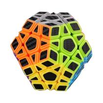 Cubo Mágico De Fibra De Carbono Série Alienígena 2x2 3x3 4x4 5x5 Pirâmide Torcida Adesivo Suave
