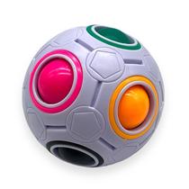 Cubo Mágico Esfera Bola Fidget Toys Puzzle Rainbow Ball Moyu Quebra Cabeça Bola Arco Iris Mágico Anti Estresse - DengoToys
