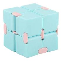 Cubo mágico infinity cube azul anti estresse ansiedade