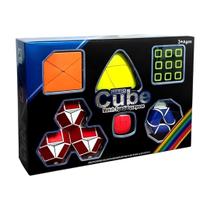 Cubo Mágico Kit 6 Unidades Clássico Mini Fisher Mastermorphix Snake