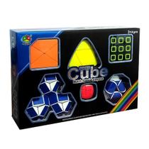 Cubo mágico kit com 6 profissional