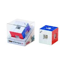 Cubo Mágico Magnético UV QiYi Racing Void Cube 3x3 Sem Adesivos Brinquedo Anti-stress Quebra-cabeça