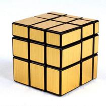 Cubo Mágico Mirror Cube Espelhado Blocks Shengshou Dourado Cubo Mágico Mirror Cube Espelhado Blocks Shengshou Dourado