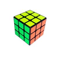 Cubo Mágico Moyu 3x3x3 Profissional Preto Adesivado Cubo Mágico Moyu 3x3x3 Profissional Preto Adesivado