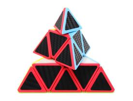Cubo Mágico Pirâmide Pyraminx Profissional Qiming Carbon