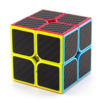 Cubo Magico Profissional 2x2 Qiming Carbon Giros Rápidos