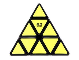 Cubo Mágico Profissional 3x3 Pirâmide Pyraminx Triângulo QiYi QiMing A Preto Lubrificado