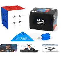 Cubo Mágico Profissional 3X3X3 3M Magnético Meilong