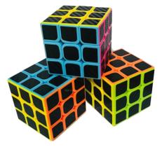 Cubo Magico Profissional 3x3x3 Carbon - Longyuan