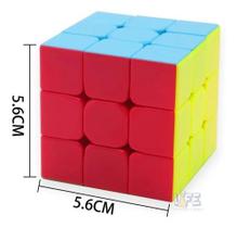 Cubo Mágico Profissional 3x3x3 Qiyi Warrior W Colorido V1