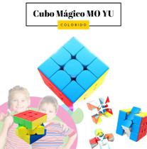 Cubo Mágico Profissional Speed Gold Edition MO YU Magic Cube 3x3x3 Brinquedo Educacional Infantil