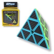 Cubo Mágico Pyraminx Carbon SpeedCube QYtoys