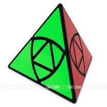 Cubo Mágico Pyraminx Justin Eplett Qiyi Preto