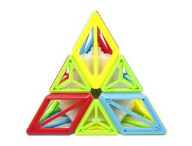Cubo mágico pyraminx pirâmide dna