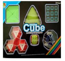 Cubo magico serie match com 6 unidades - serie cube