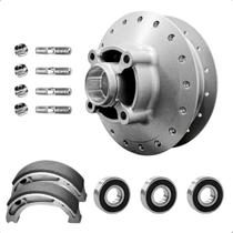 Cubo Moto Cg 125 Fan 2009 A 2015 Lona De Freio E Rolamentos
