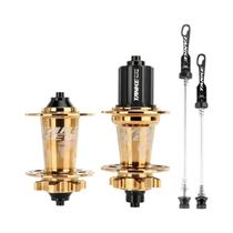 Cubo MTB 120 Click Com 6 Rolamentos, 32/36 Furos, Eixo QR E Eixo Passante, Cubos De Freio a Disco